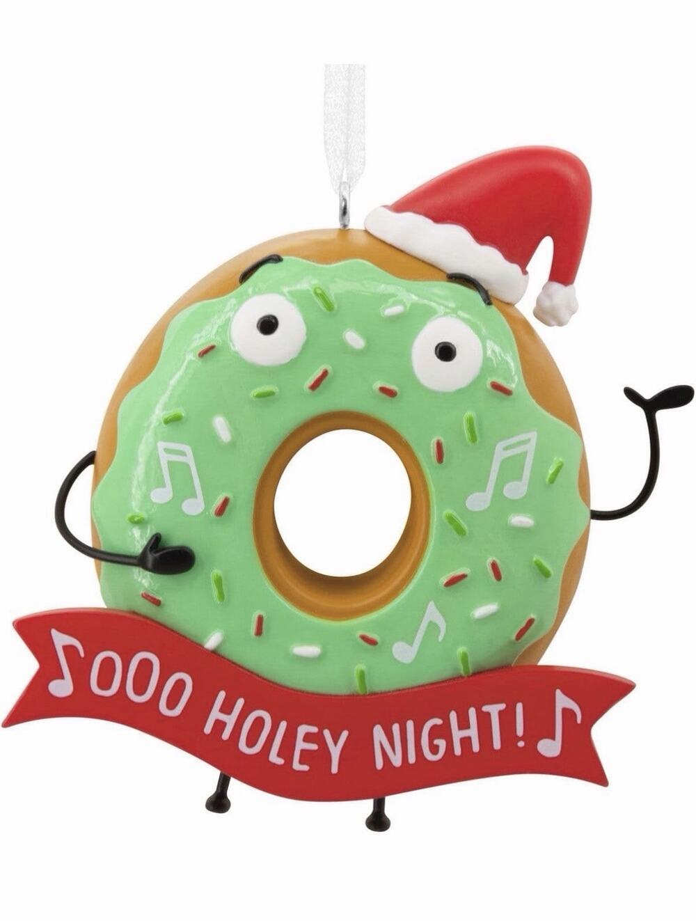 Hallmark O Holey Night Donut Christmas Ornament